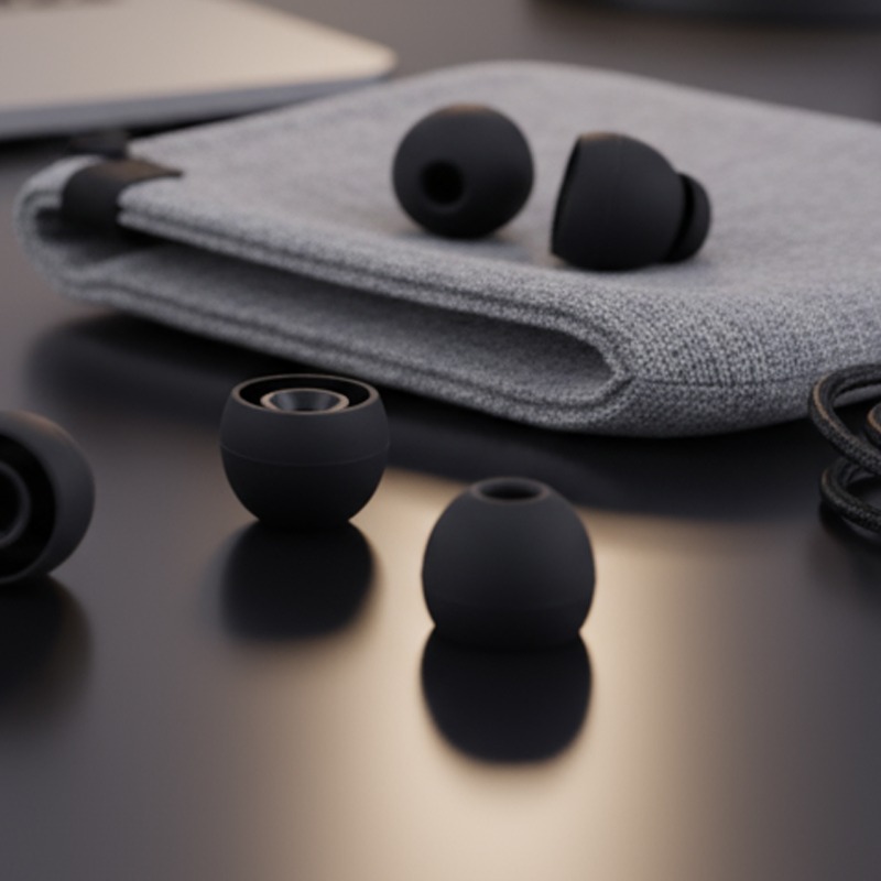 1-20Pairs Soft Silicone Replac - Silicone Ear Tip Replacement 评论和价格
