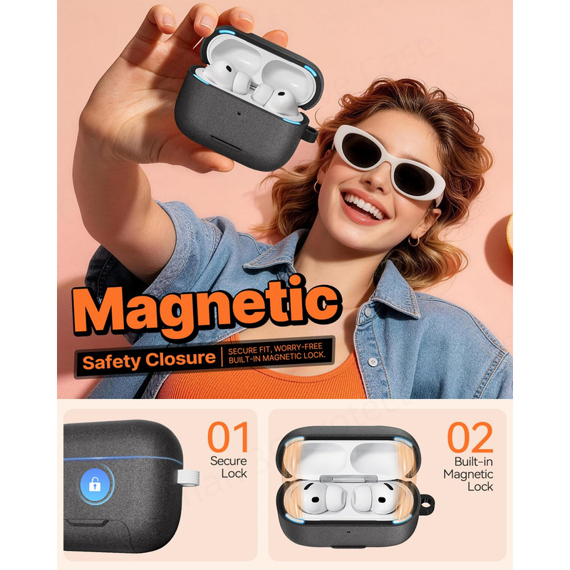  2026 For AirPod Pro 3 MagSaf - Headphone Case Hard 评论和价格