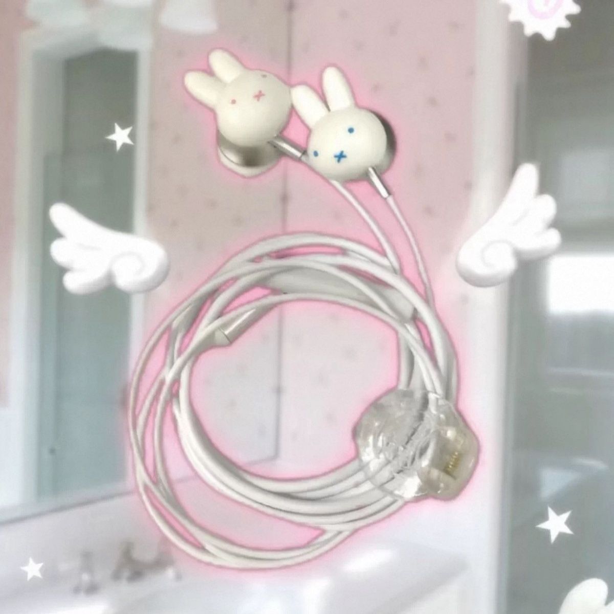 Vintage Cute Miffy Rabbit Wire - Usb C Earphone 评论和价格