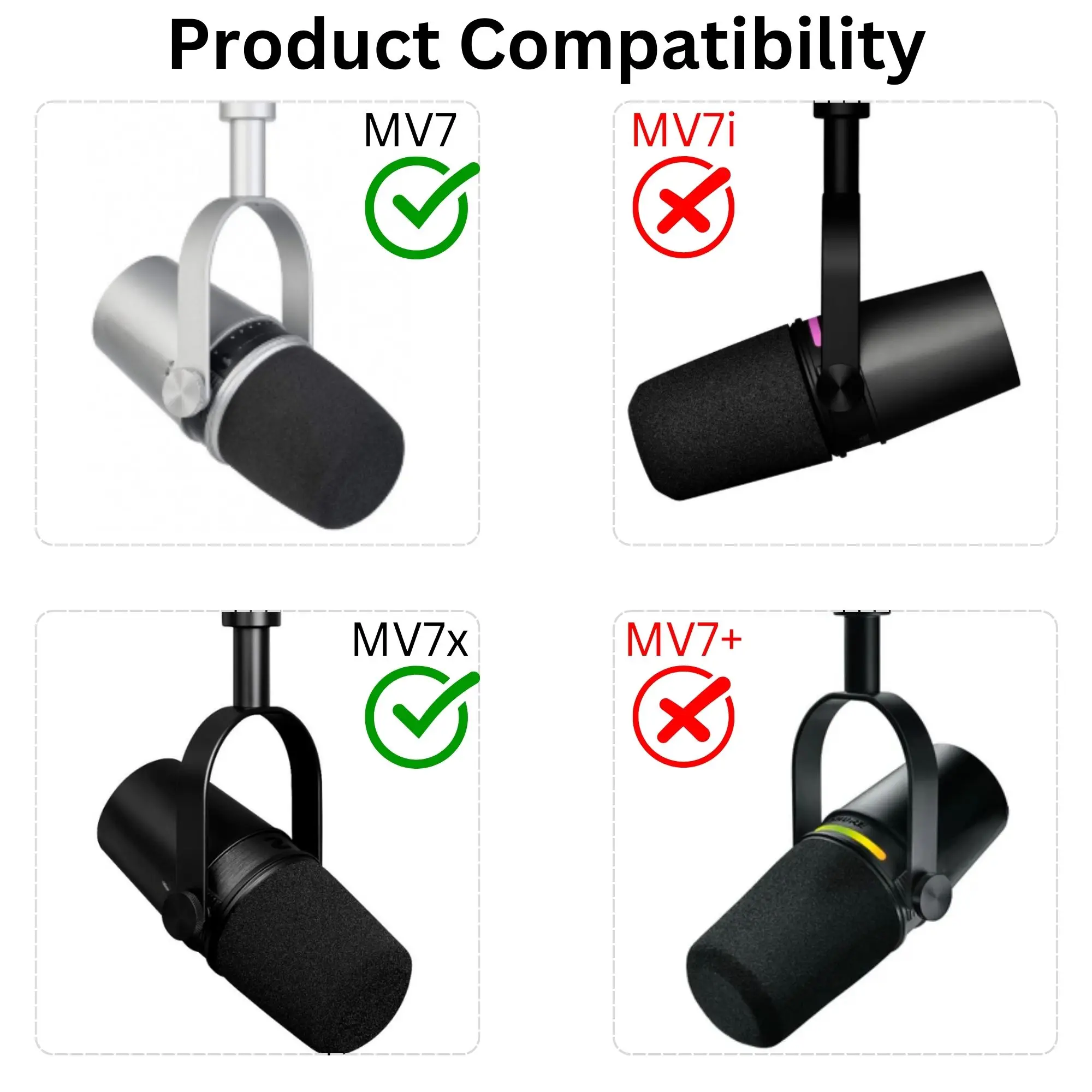 MV7 Replacement Foam Windscree - Shure Mic Mv7 评论和价格