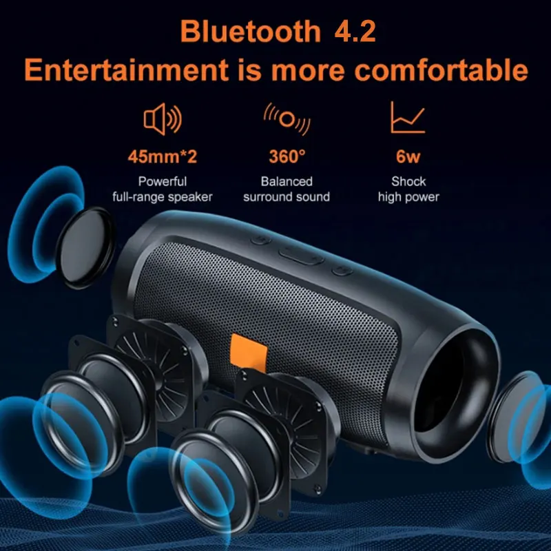 TF USB Bluetooth Speaker Dual  - Jbl Speaker Flip 6 评论和价格