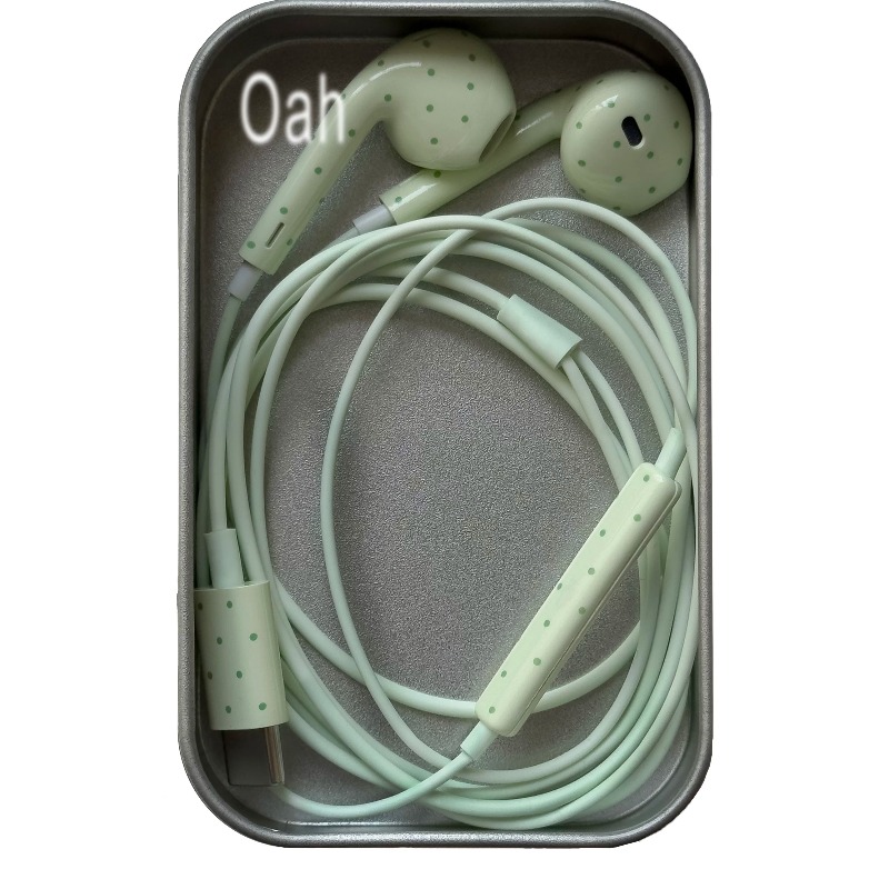 Oah Polka Dot Wired Earphones  - Usb C Earphone 评论和价格