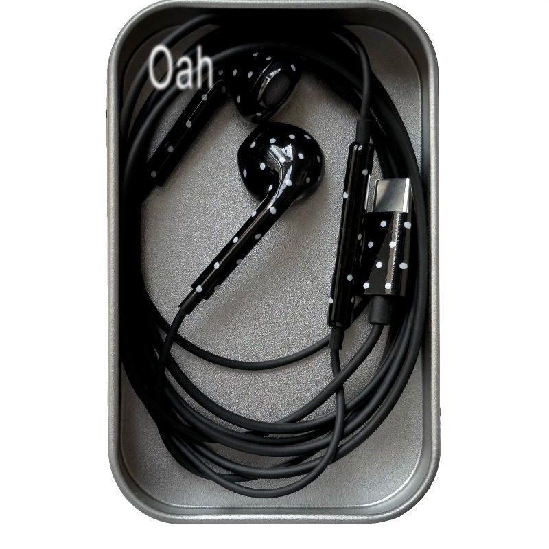 Oah Polka Dot Wired Earphones  - Usb C Earphone 评论和价格