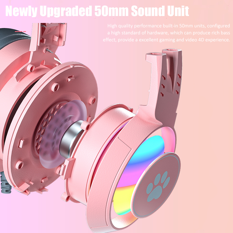 Cute Cat Ear Gaming Headphones - Gaming Headset Rgb 评论和价格
