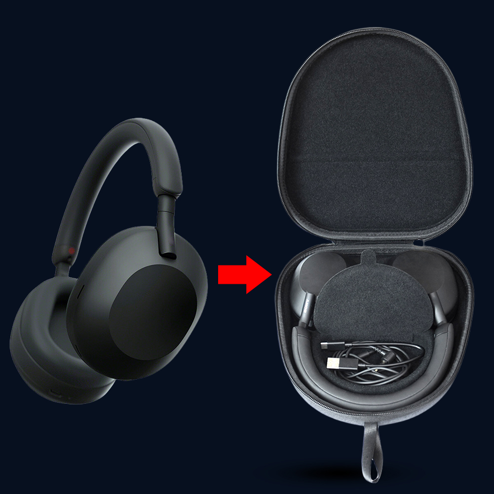 Hard Carrying Case Shockproof  - Sony Headphone Wh-1000Xm5 评论和价格